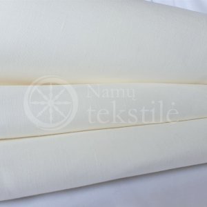 Natural whitened half-linen fabric LM 3287, 145 g/m²